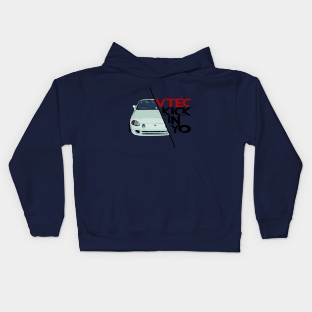 Honda CRX Del Sol Kids Hoodie by JDMzone